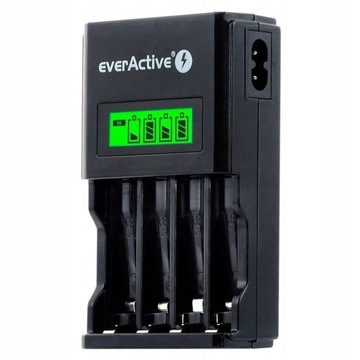 Зарядний пристрій Everactive NC - 450 Black Edition AA AAA R06 R03 R3 R6 4 AA, AAA