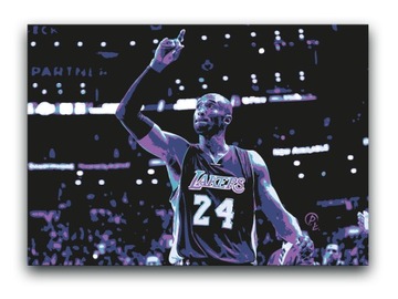 Коби Брайант-изображение 120X80 плакат НБА Лейкерс