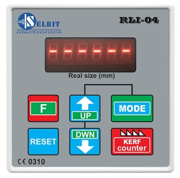 КЛАВІАТУРА ПЕРЕДНЯ ПАНЕЛЬ ДАТЧИКА SELBIT RLI04