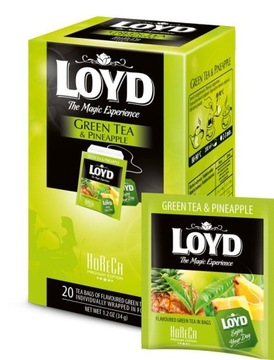 Horeca LOYD зеленый чай с ананасом 20шт