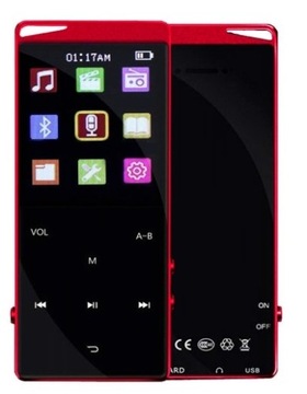 MP4-плеер с BLUETOOTH 16GB Красный НОВИНКА