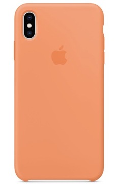 Silikonowe Etui Case APPLE iPhone XS Max Papaya