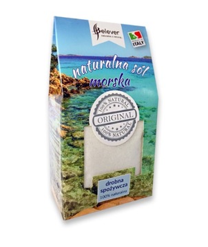 Морська кухонна сіль дрібна 100% натуральна Італія