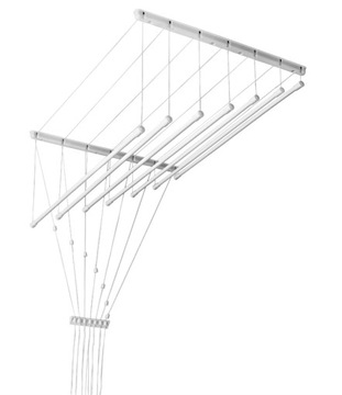 FAMILIA стельова сушарка Біла 7 штанга 7x180 см