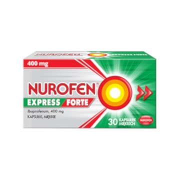 Nurofen Express Forte 400 мг 30 м'яких капсул
