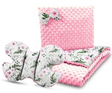 MINKY одеяло для коляски подушка + одеяло + бабочка 3в1