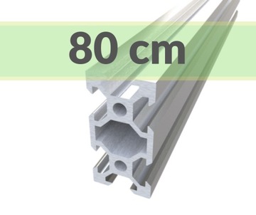 Структурный алюминиевый профиль 20x40 T6 80 см V