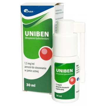 Uniben спрей біль у горлі дитина дешевше RIP 30 мл