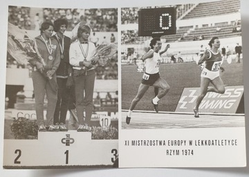 Открытка XI Чемпионат Европы в Л. А. Рим 1974