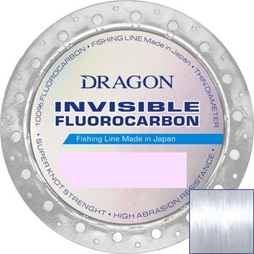 Волосінь Dragon Fluorocarbon Dragon INVISIBLE 0.12 mm