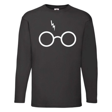 Harry Potter Okulary Longsleeve Męski - XS