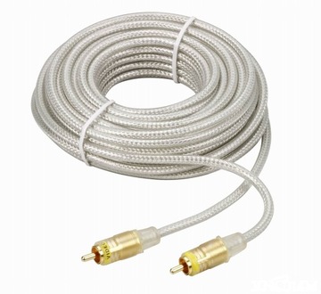 Кабель 1x Cinch RCA M / M 10m. Gold24k OFC HQ THOMSON