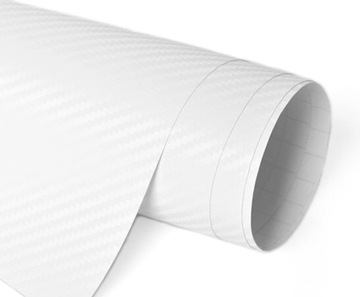 Фольга CARBON White 3D 152x50 Carbon White WHITE