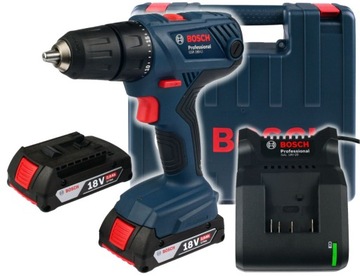 Дрель-шуруповерт 18v 2x2ah Bosch GSR 180-LI