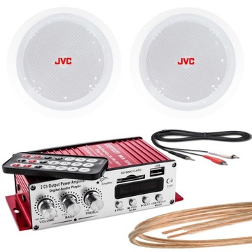 JVC РАДИО ВАННАЯ КОМНАТА MP3 USB ПОТОЛОЧНАЯ ЗВУКОВАЯ СИСТЕМА