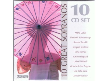 10 Great Sopranos 10 cd Tebaldi, Jurinac, Каллас..