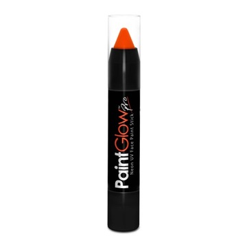 УФ-краска карандаш для лица тела PaintGlow оранжевый