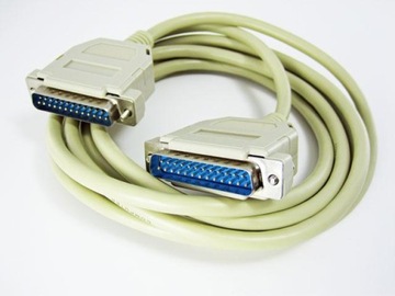 кабель LPT DB25 25pin параллельный wt / wt 1,8 м