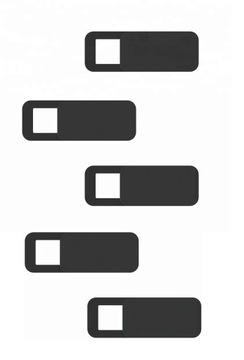 5 x zaślepka kamerki zasłona kamery ruchoma slider