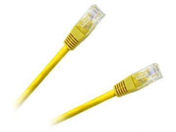 Кабель UTP PATCHCORD RJ45 кат. 6 Жовтий 50см