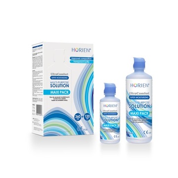 Жидкость для линз Horien Maxipack 360ml + 120ml