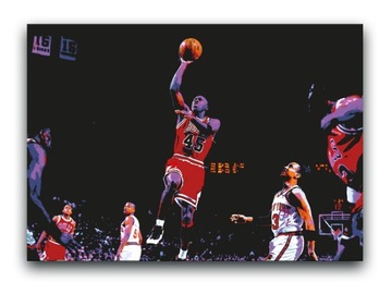 Майкл Джордан-изображение 60x40 плакат Чикаго Буллз