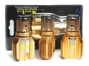 СВЕТОДИОДНЫЕ ЛАМПЫ МОТОЦИКЛ МОТОЦИКЛ BA20D H6 S2 1500lm GOLD