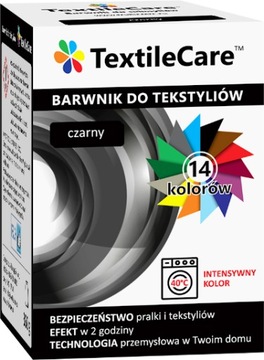 TextileCare барвник фарба 600 г тканини одягу чорний