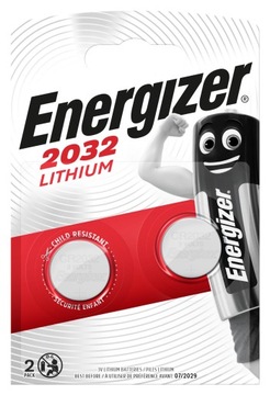 2 x міні ENERGIZER CR2032 літієва батарея