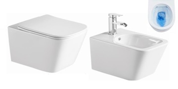 VELDMAN MISA WC RIMLESS + BIDET DESKA SLIM IMPERIA