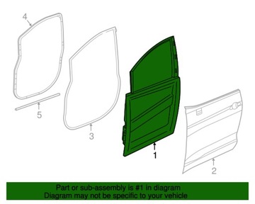 ПЕРЕДНІ ДВЕРІ CHRYSLER PACIFICA