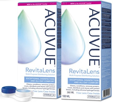 Acuvue REVITALENS жидкость для линз 2x360ml