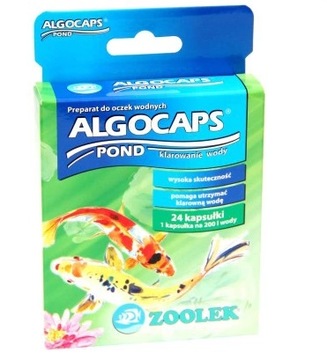 ZOOLEK ALGOCAPS POND 24 ТАБЛЕТКИ ДЛЯ ПРУДА