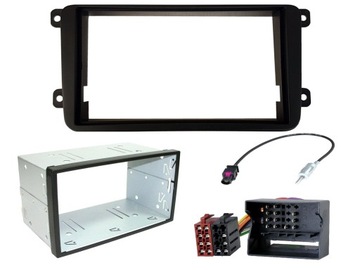 RAMKA RADIOWA 2DIN + ISO VW GOLF 5 6 CADDY SHARAN
