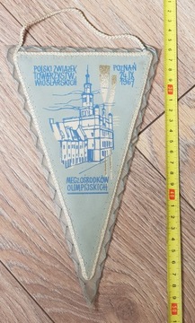 ВИМПЕЛ PZTW ПОЗНАНЬ 1967 МАТЧ OSR. Олімпійські ігри