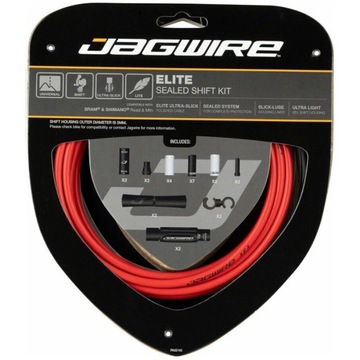 Перемикач передач Jagwire Elite Sealed Shift червоний