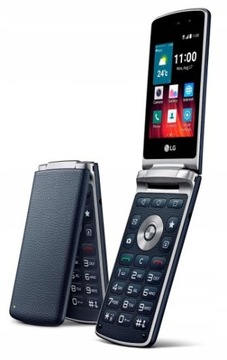 LG Wine SMART H410 / синий / флип / ANDROID