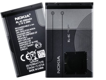 ОРИГИНАЛЬНЫЙ АККУМУЛЯТОР NOKIA BL-4C 6300 X2 C2-05 1661