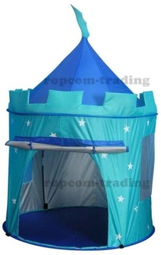 Детская палатка замок синий коттедж дворец УФ