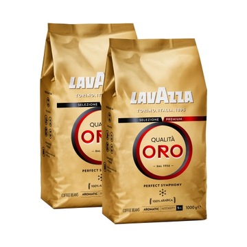 Кава в зернах типу Lavazza Qualita Oro 2x1kg