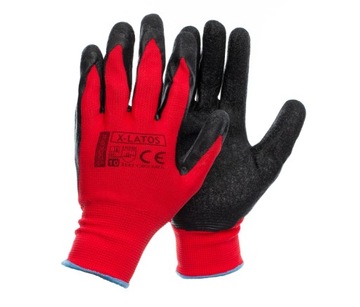 Робочі рукавички LATOS з гумовим покриттям dragon ' 10