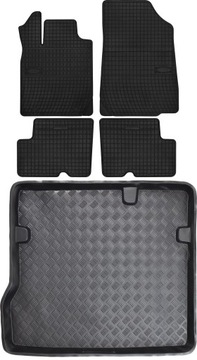 килимки без запаху + багажник для: Dacia Duster 2x4