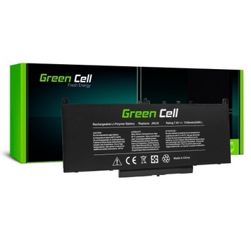 Зелений акумулятор J60J5 MC34Y для Dell Latitude E7270 E7470