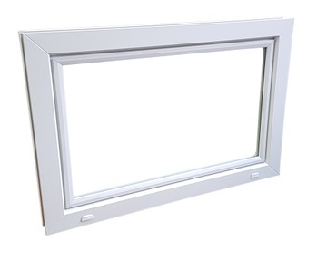 Вікно 800 x 400 білий підвал