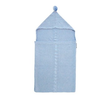 Lullalove спальный мешок для сна небесно-голубой