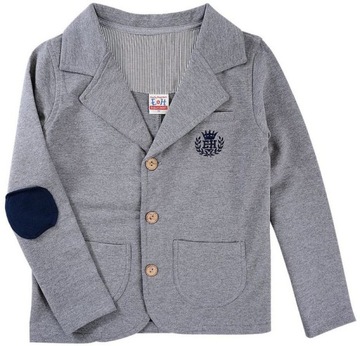 BREEZE BOYS ТРЕНИРОВОЧНЫЙ ПИДЖАК ПАТЧИ МЕЛАНЖ 140 D52A