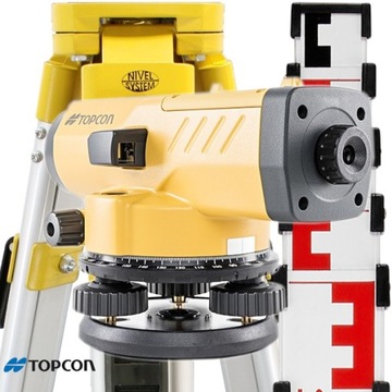 Нівелір оптичний TOPCON AT-B4A + Штатив, Рейка 5м