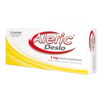 Aleric Deslo Active 5 мг алергія 10 табл нежить