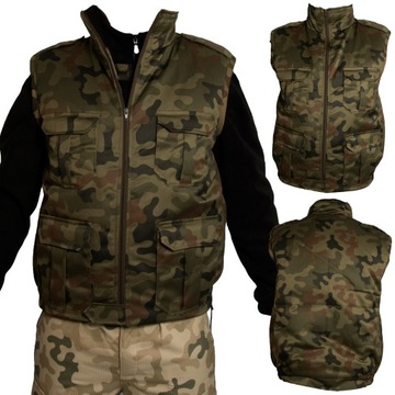 Военный жилет без рукавов камуфляжная куртка Serdak r. 4XL