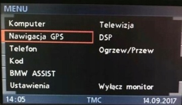 Польське меню + лектор BMW 3 серії 5 X3 X5 RU
